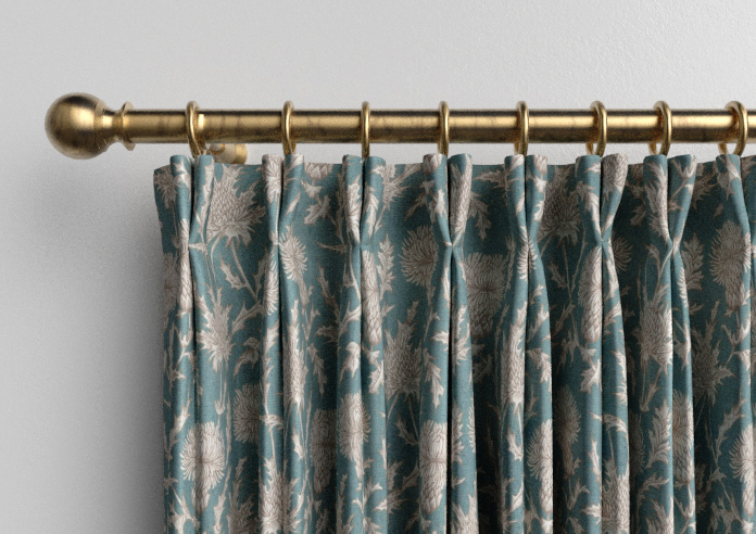Carlina, Teal - Made to Measure Curtains - Image 10